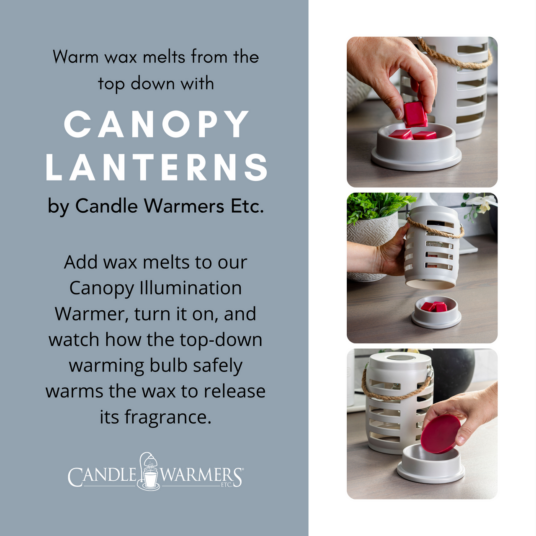 Canopy Illumination Wax Warmer - Shutter Lantern