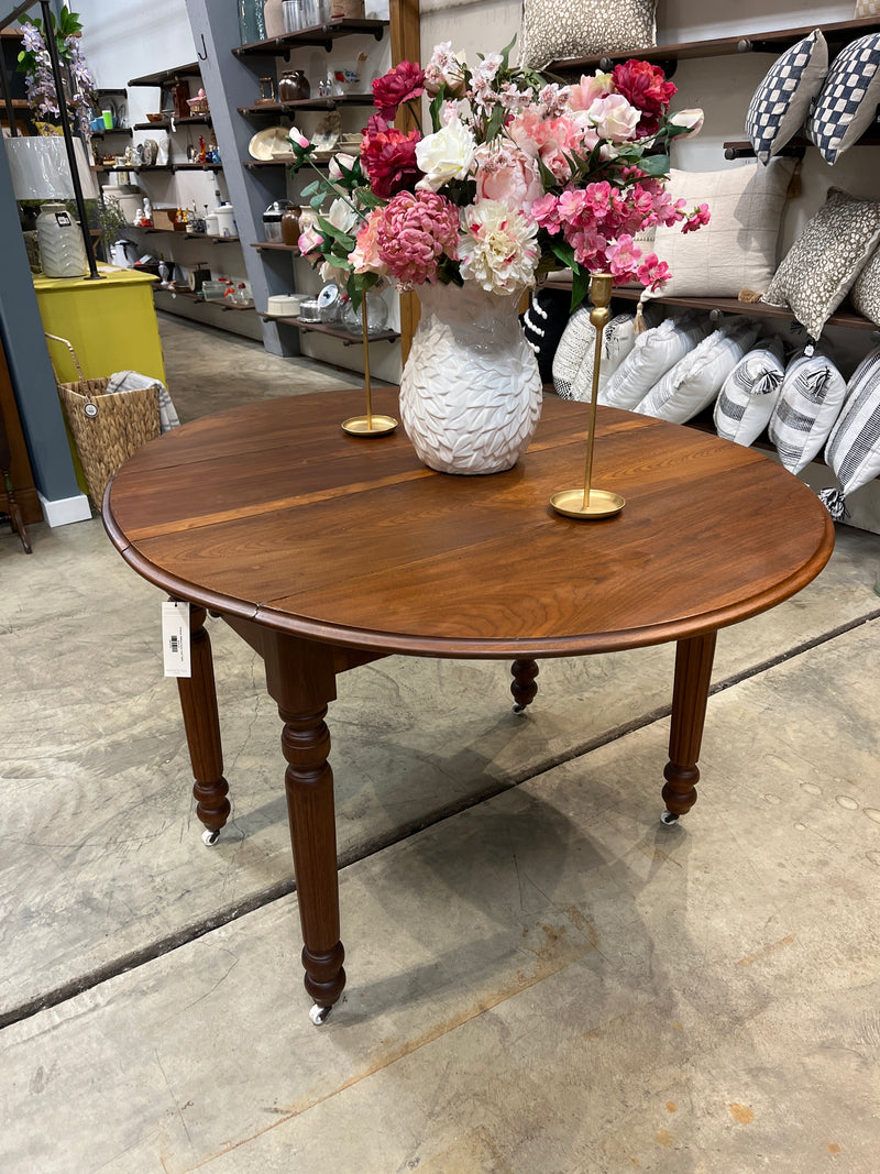 Antique Walnut Drop Leaf Table