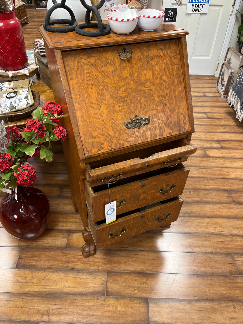 Antique Drop Front Secretary Desk
