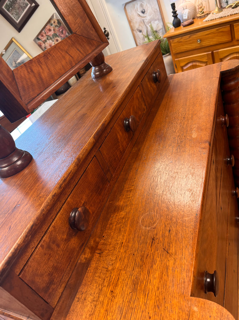 Empire Style Chest of Drawers w/ Mirror