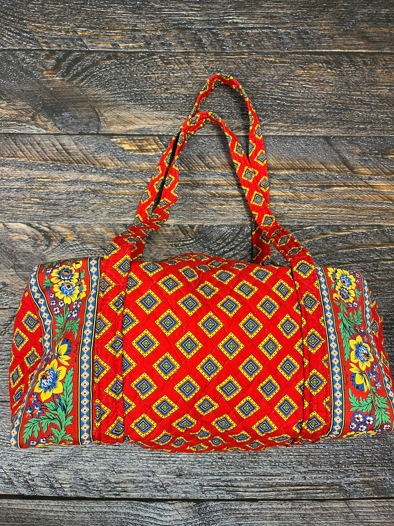 Vera Bradley Villa Red Duffel