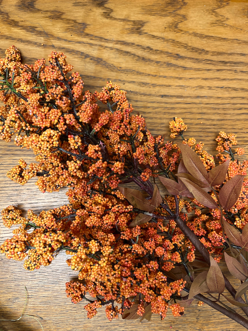 Pheasant & Berry Spray