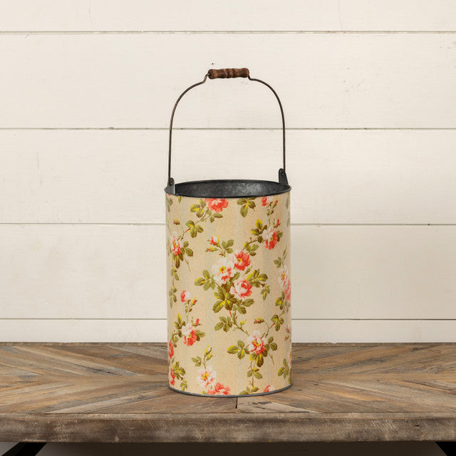 Ethel's Garden Metal Bucket