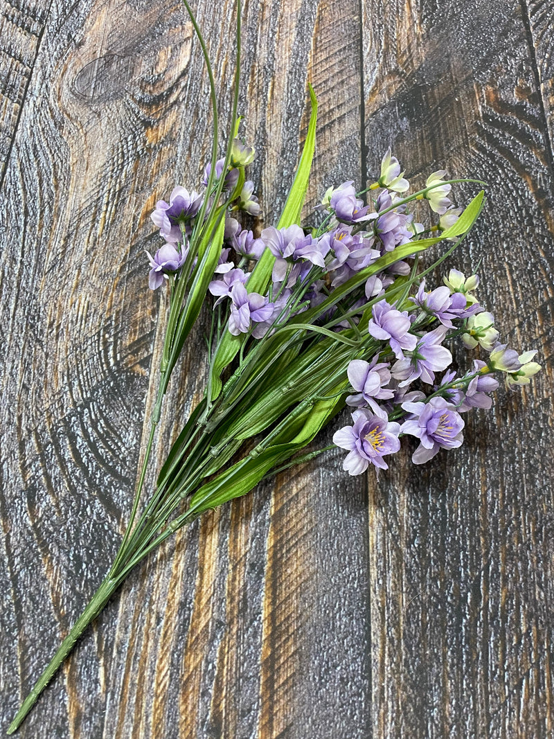 Pre-Loved Purple Flower & Grass Bouquet