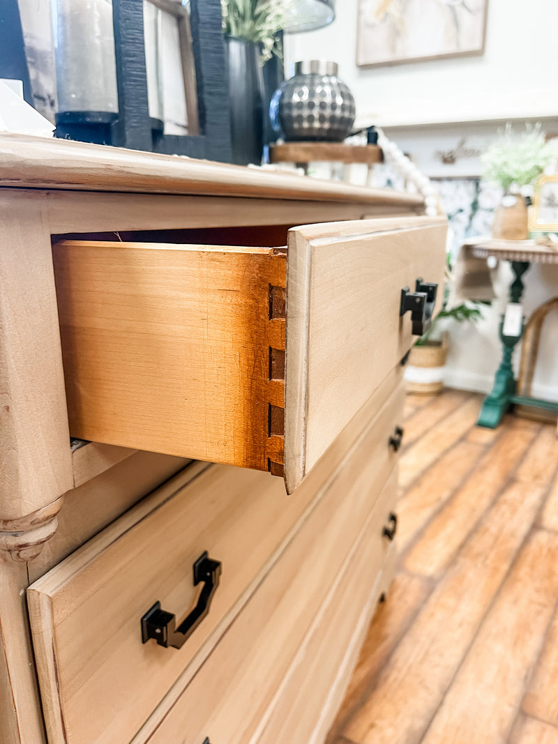 RESTYLED Solid Cherry Chest of Drawers