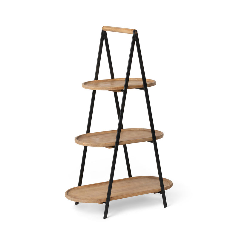 Wooden 3-Tiered Server