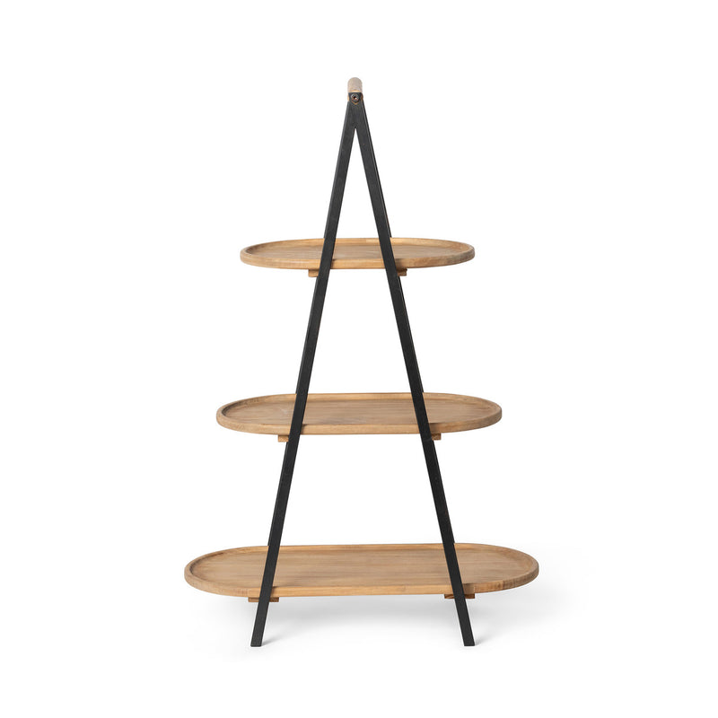 Wooden 3-Tiered Server