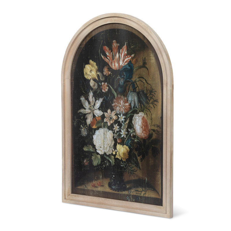 Renaissance Floral Wood Print
