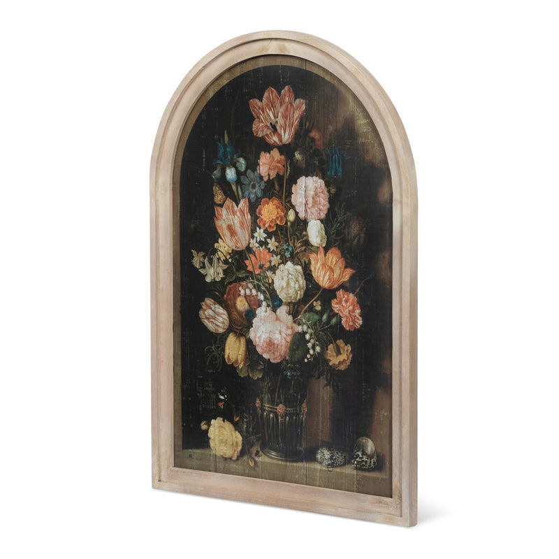 Renaissance Floral Wood Print