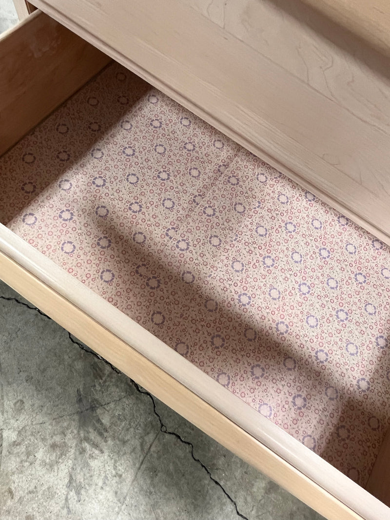 White Washed Wood Chest of Drawers