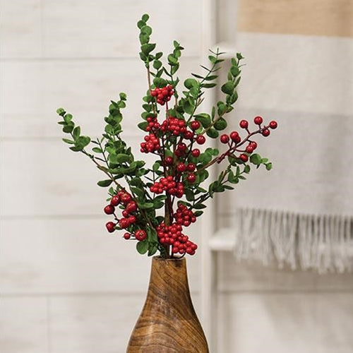 Hunter's Glen Berries & Eucalyptus Pick, 21"