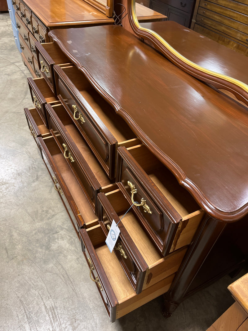 French Provincial Dresser w/ Mirror