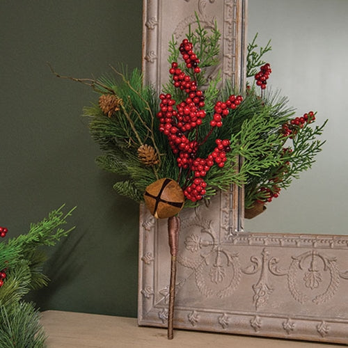 Jingle Berry Mixed Pine Pick