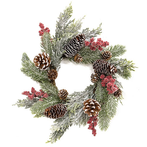 Frosted Woodland Celebration Candle Ring