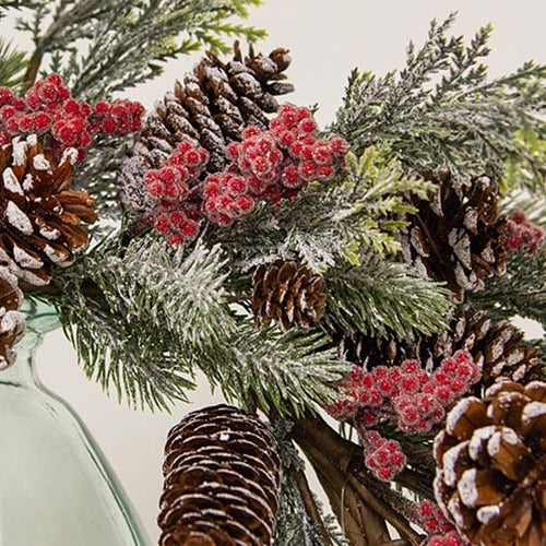 Frosted Woodland Celebration Wreath