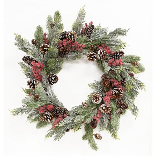Frosted Woodland Celebration Wreath