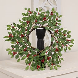 Merry Little Holly & Berries Wreath