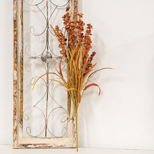 Fall Wildflower Heather & Dried Grass Spray