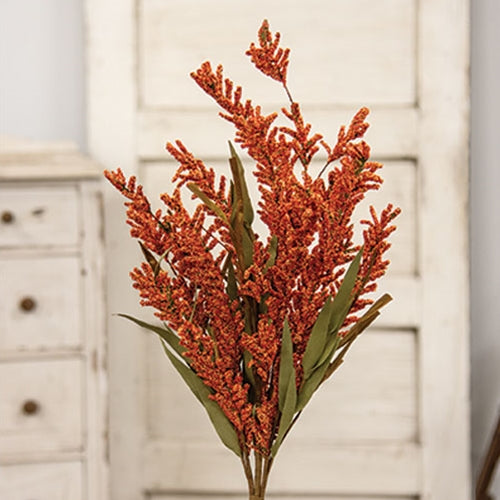 Fall Grass & Heather Bush, Bittersweet