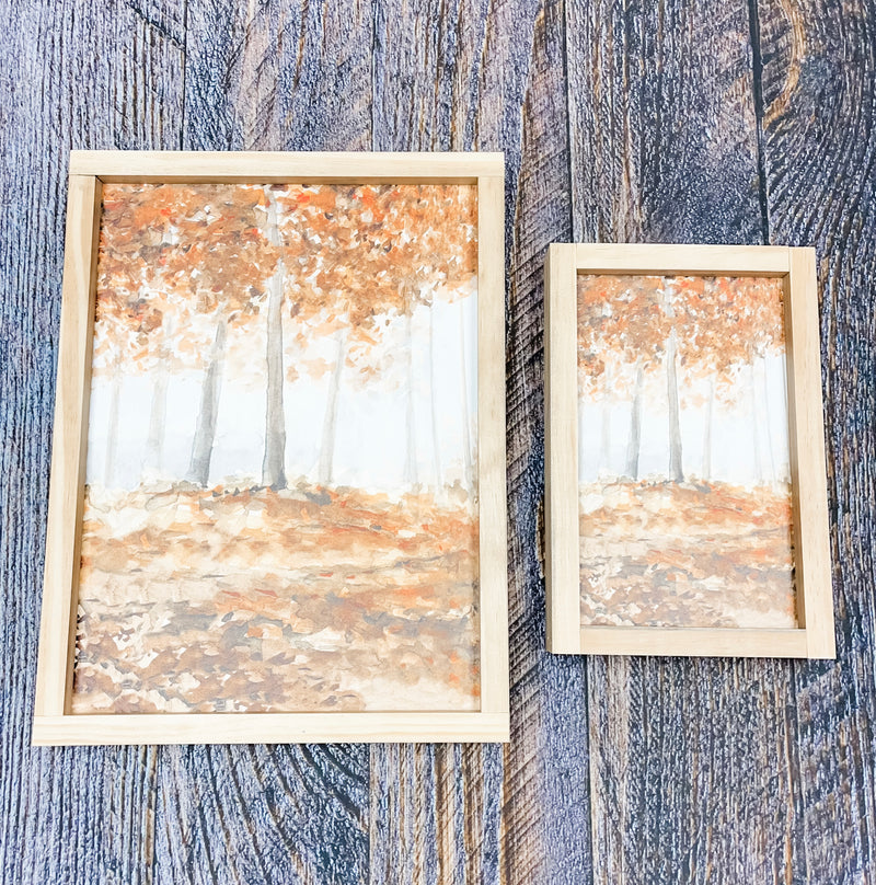 Autumn Forest 2 Watercolor Framed Wall Decor