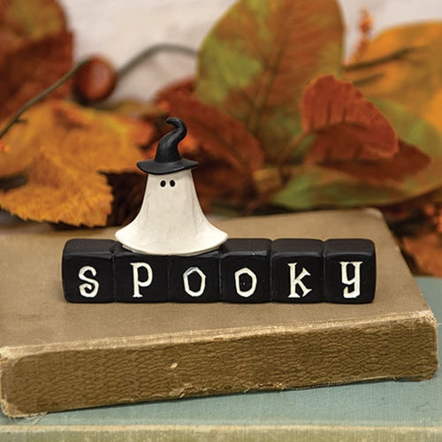 Spooky Ghost Resin Block