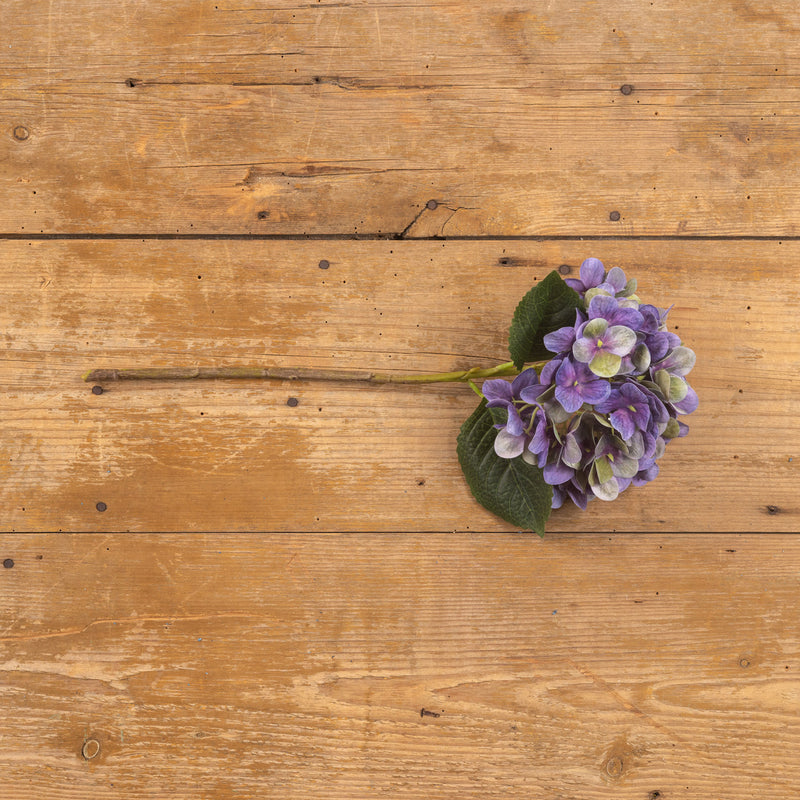 17" PURPLE HYDRANGEA PICK