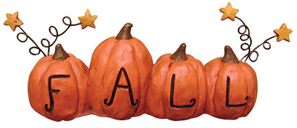 Fall Resin Pumpkins