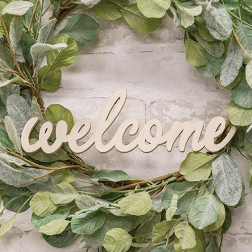 Script Welcome Sign