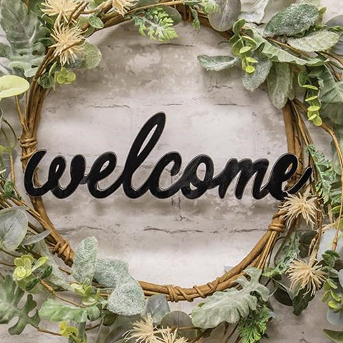 Script Welcome Sign