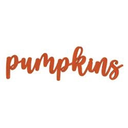 Orange Hanging Script Sign