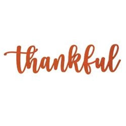 Orange Hanging Script Sign