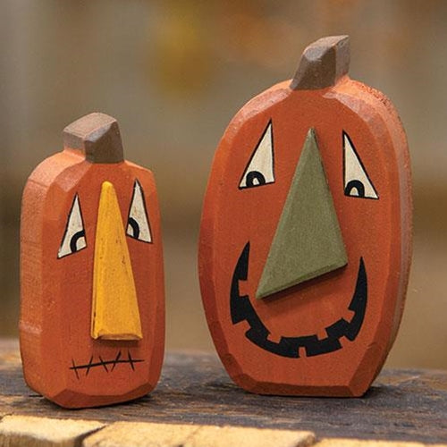 Funny Face Chunky Jack O'Lantern Sitter