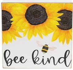 Sunflower Happiness Box Sign