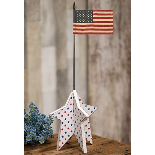 Dimensional Americana Star Flag Pick Holder