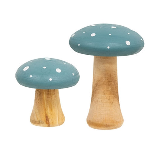 Wooden Mushroom Sitter