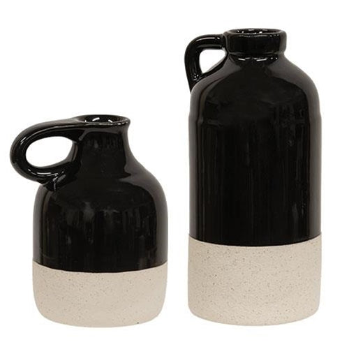 Black Jug Vase
