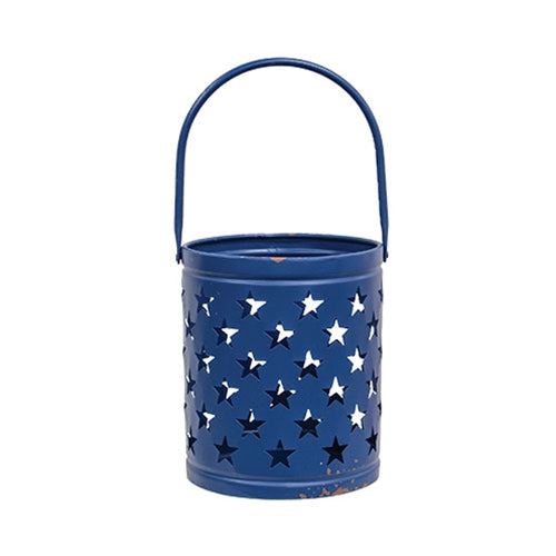 Star Punched Metal Americana Luminary