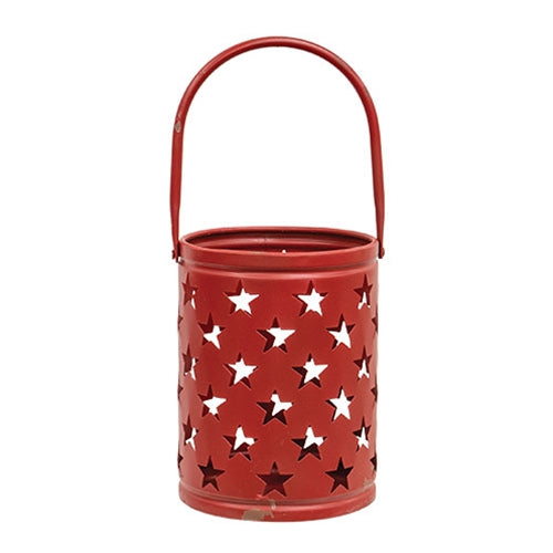 Star Punched Metal Americana Luminary