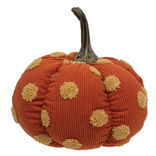 Plush Polka Dot Pumpkin