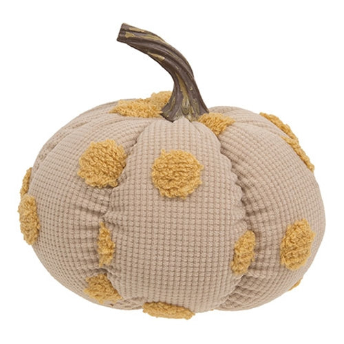 Plush Polka Dot Pumpkin