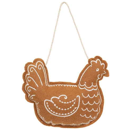 Farm Animal Gingerbread Ornament