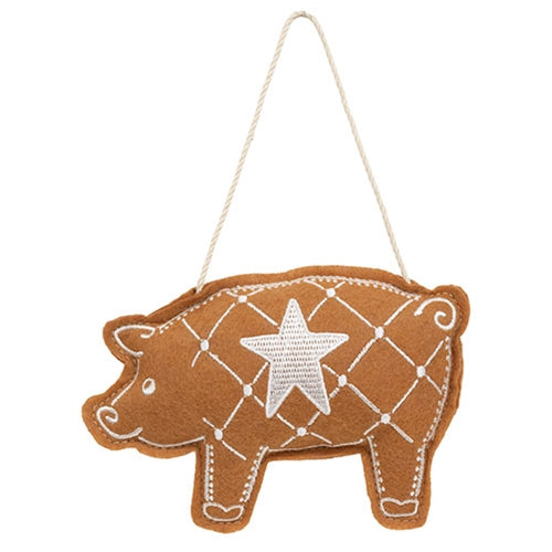 Farm Animal Gingerbread Ornament