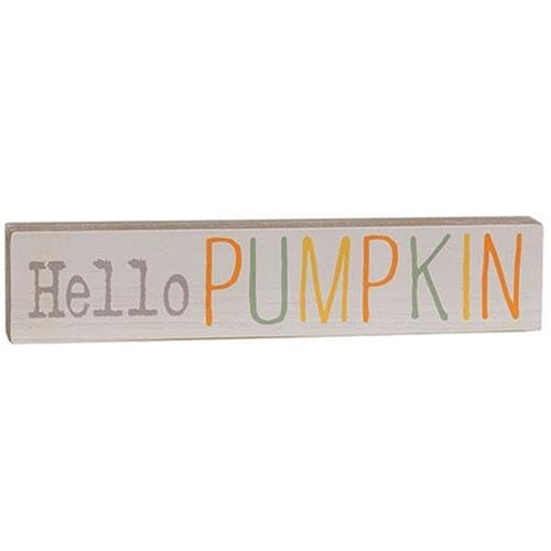 Fall Multi Color Wood Block