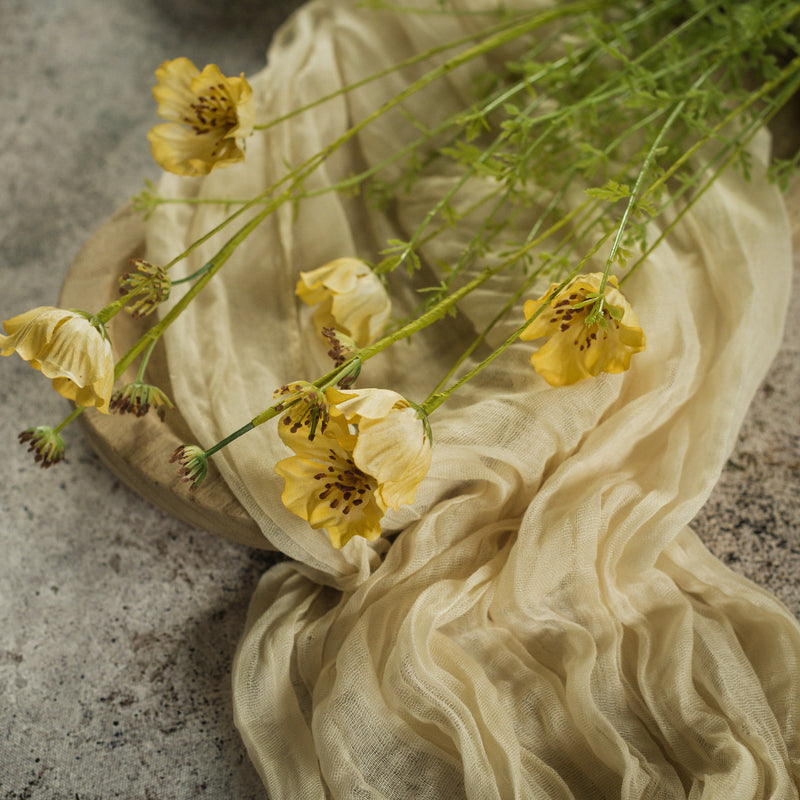 22" YELLOW WILDFLOWER SPRAY