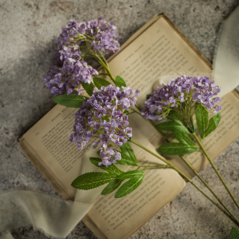 31.5" PURPLE HYDRANGEA SPRAY