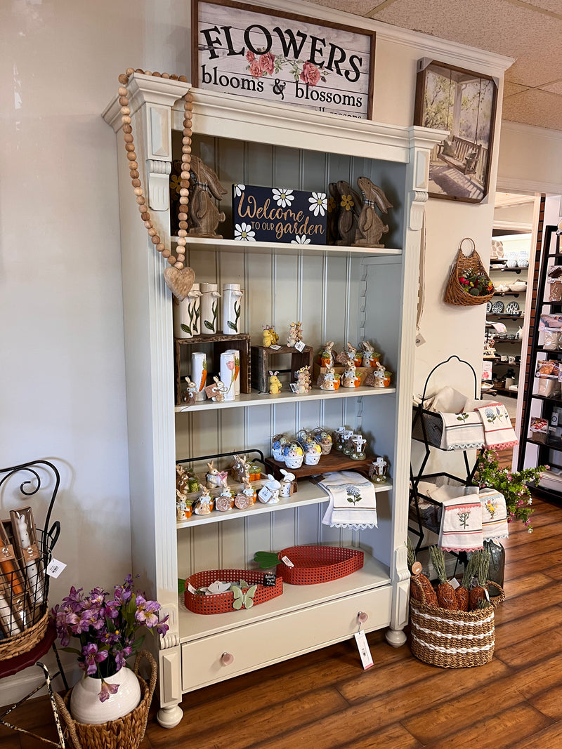 White Shelving w/ Adjustable Shelves