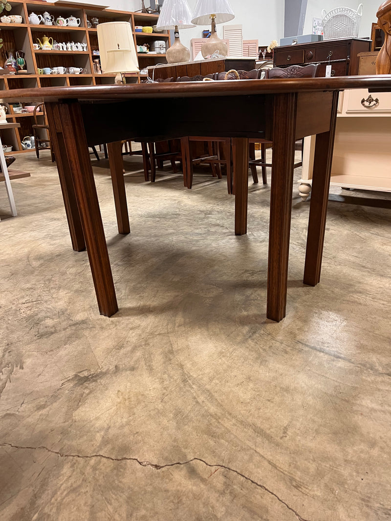 Rare 72" Long Gate Leg Drop Leaf Table
