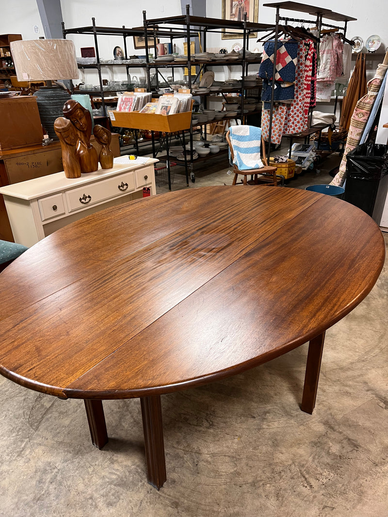 Rare 72" Long Gate Leg Drop Leaf Table