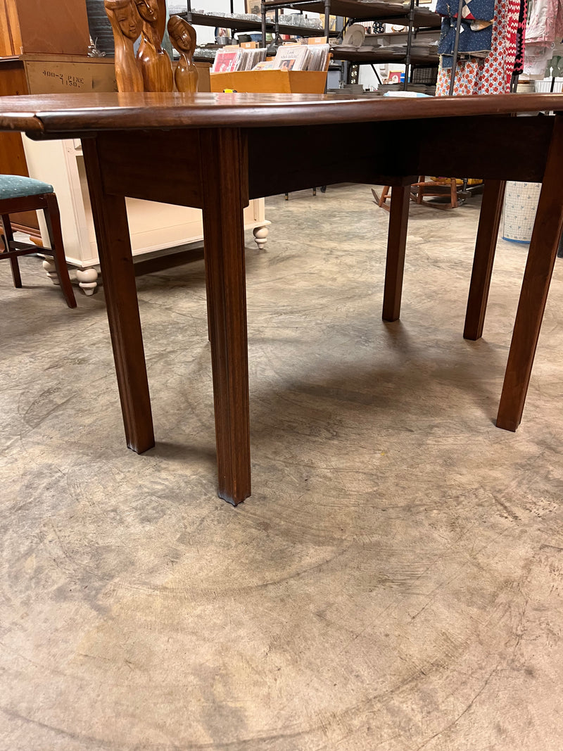 Rare 72" Long Gate Leg Drop Leaf Table