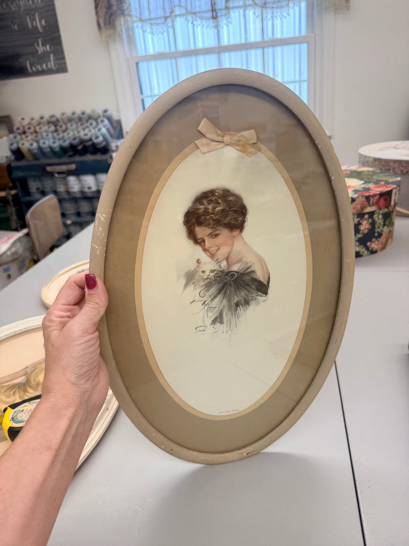 Framed Fisher Artwork - "He's Only Joking"